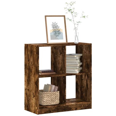 Lusso Casadino - Libreria Rovere Fumo 68,5x32x75 Cm In Legno Multistrato - Foto 8