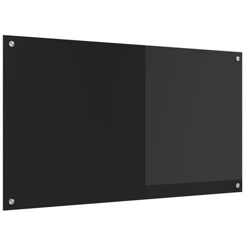 Schienale cucina  Nero 110x60x0,6 cm in vetro temperato - Foto 1