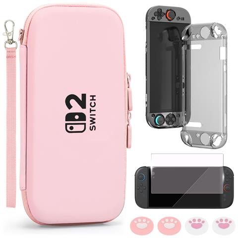 Set Di Custodia Per Il Trasporto Per Console Switch 2 Pink - Foto 1