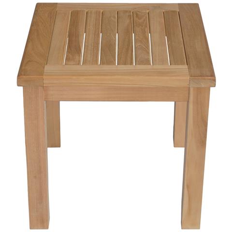 Tavolino Quadrato In Teak 45cm Java - Foto 2
