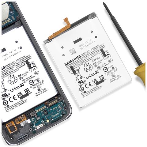 Batteria Originale Galaxy A56 5000mah Modello Eb-ba566ase, Argento - Foto 2
