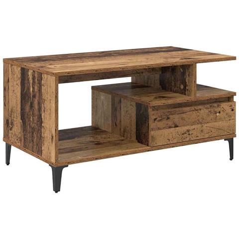 Tavolino da salotto with Drawer Legno vecchio 90 x 49 x 45 cm - Foto 1