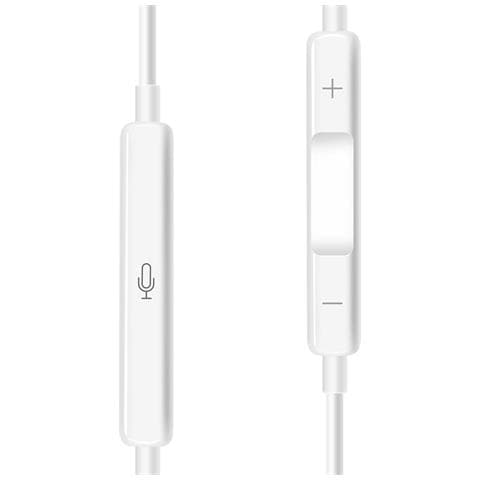 Cuffie Per Google Pixel 10 Pro Cablate Usb-c Con Microfono Integrato, Bianco - Foto 5