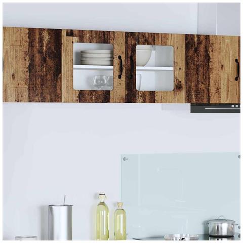 Mobile da cucina con lo scaffale Legno vecchio 80 x 31 x 40 cm - Foto 2