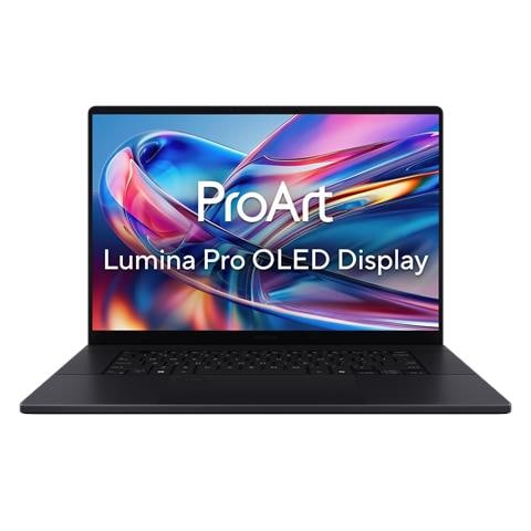 ProArt P16 H7606WW-SE028X Copilot+ PC AMD Ryzen AI 9 HX 370 Computer portatile 40,6 cm (16") Touch screen WQUXGA 32 GB LPDDR5x-SDRAM 2 TB SSD NVIDIA GeForce RTX 5080 Wi-Fi 7 (802.11be) Windows 11 Pro Tedesco Nero - Foto 1