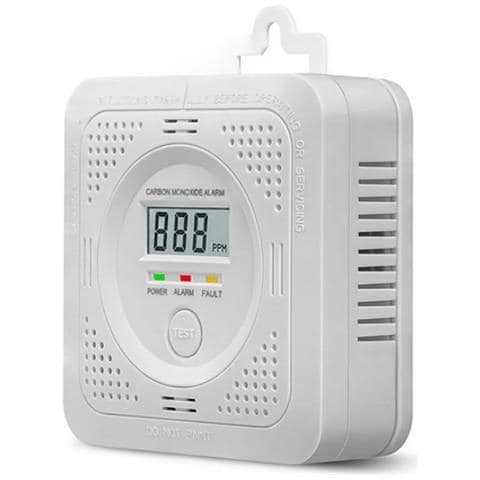Rilevatore Di Monossido Di Carbonio Con Annuncio Vocale - Allarmi Sonori E Visivi White - Foto 1