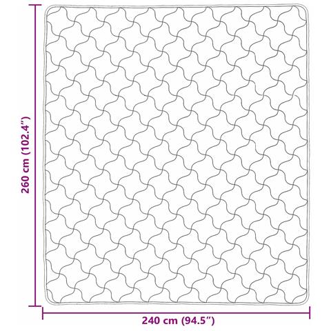 Duvet Estivo Nero 240 x 260 cm Microfibra e Fleece Teddy - Foto 9