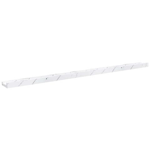 Scaffale da parete 4 pcs Marmo Bianco 115 x 9 x 3 cm - Foto 9