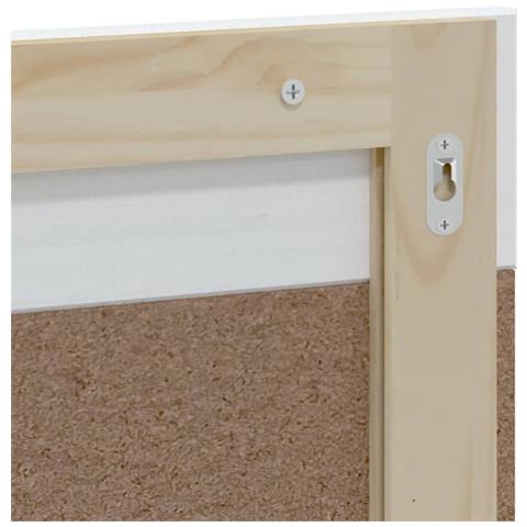 Set Mobili da Bagno 4 pz BERG Bianco in Legno Massello di Pino - Foto 9