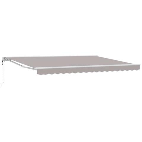 Tettuccio Elettrico Retrattile Grigio Chiaro 5 x 3 m - Foto 1