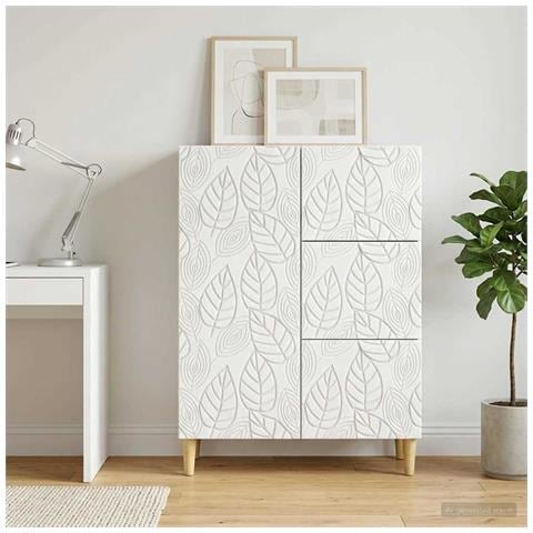 Credenza Bianco 66 x 34,5 x 90 cm Legno ingegnerizzato - Foto 2