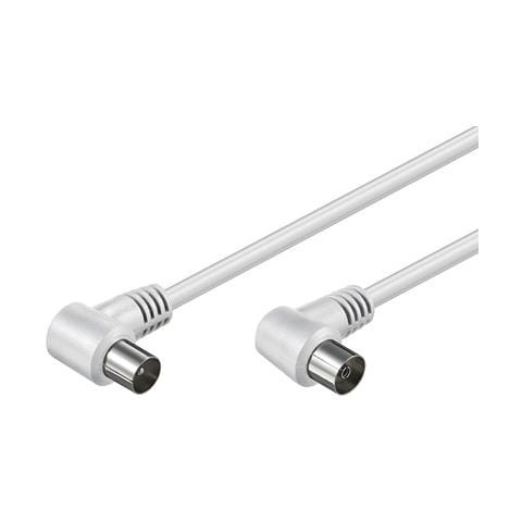 ICOC AV-340 - Cavo Antenna TV M / F 5 mt angolato 90° - Foto 1