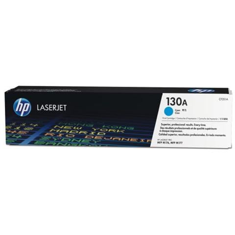 CF351A Toner Originale Ciano per Color LaserJet Pro M176n Capacità 1000 Pagine - Foto 2