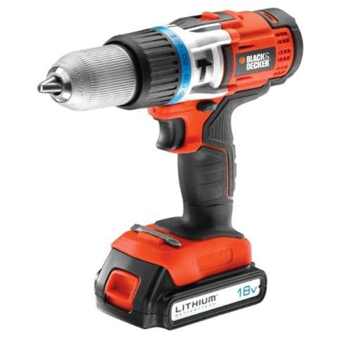 EGBHP188K, Ioni di Litio, 18V, 40 min, Nero, Arancione - Foto 1