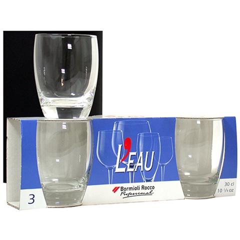 Set 6 X 3 Bicchieri In Vetro Fiore Leau Cl30 Tavola - Foto 1