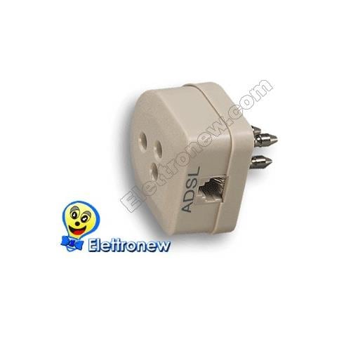 22385 Presa-spina Tripolar C / presa Plug 6/2c X Linea Adsl - Foto 2