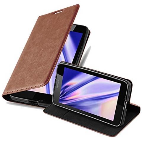 Custodia Compatibile Con Nokia Lumia 640 In Marrone Cappuccino - Coperchio Protettiva Con Chiusura Magnetica, Funzione Stand E Tasca Per Le Carte - Foto 1