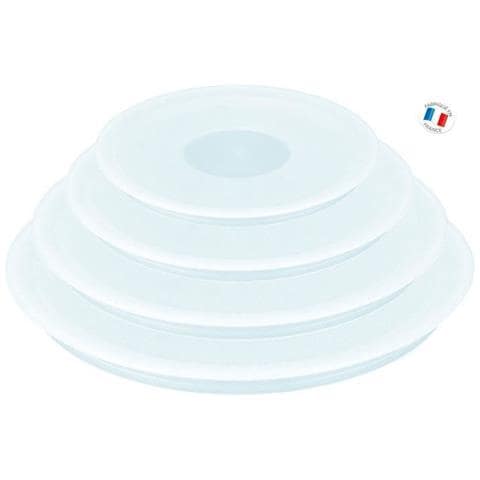 Ingenio Set 3 Couvercles De Conservation L9019222 16-18-20cm Blanc - Foto 1
