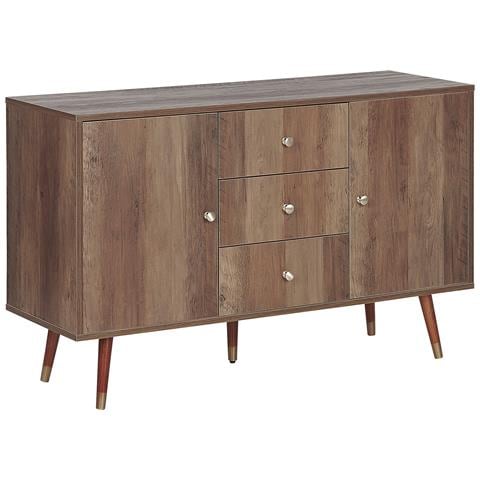 Credenza A 3 Cassetti In Legno Chiaro Ulika - Foto 12