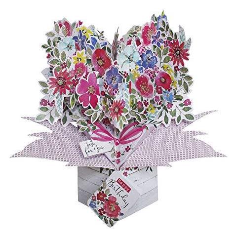 Second Nature Compleanno Pop Up Card Con Fiori - Foto 1