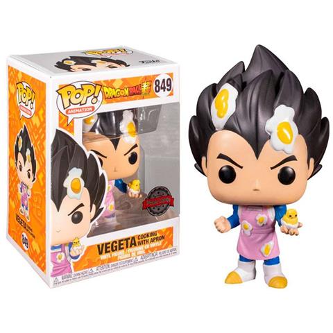 Dragon Ball Super Pop! Animation Vinyl Figure Vegeta Cooking W / apron 9 Cm - Foto 1