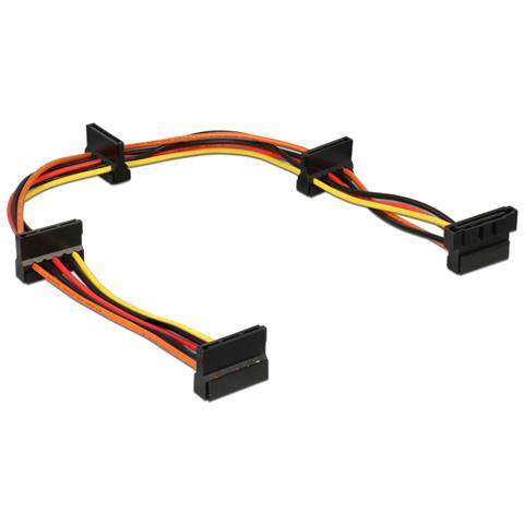 Cavo di Alimentazione SATA Maschio / Femmina Lunghezza 0.4 m - Foto 1