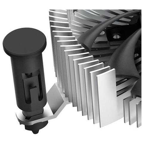 Akasa Ak-cc6601ep01 Sistema Di Raffreddamento Per Computer Processore Dissipatore Di Calore/radiatore 7,5 Cm Alluminio, Nero 1 Pz - Foto 2