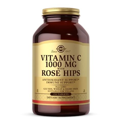 , Vitamina C, 1000 Mg, Rosa Canina, 250 Compresse - Foto 1