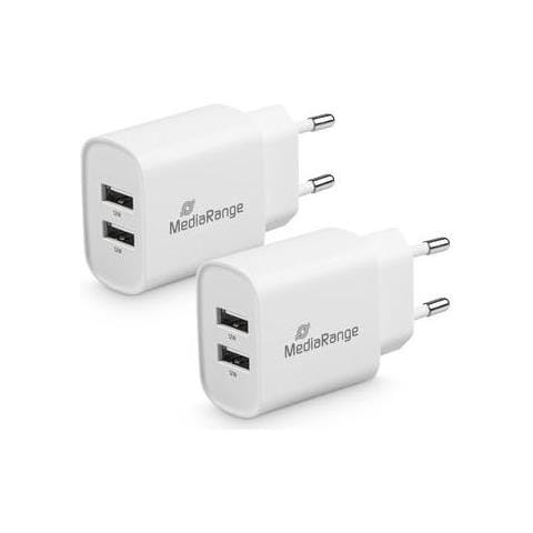 Mediarange Mrma114 Caricabatterie Per Dispositivi Mobili Bianco Interno - Foto 1