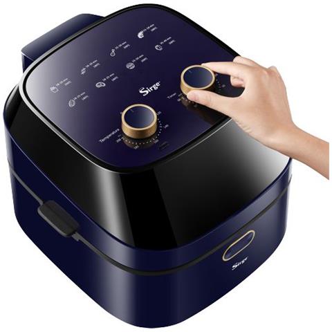 Friggitrice ad Aria 8024604008080 Capacità 7 Litri 1500 Watt Colore Blu - Foto 1