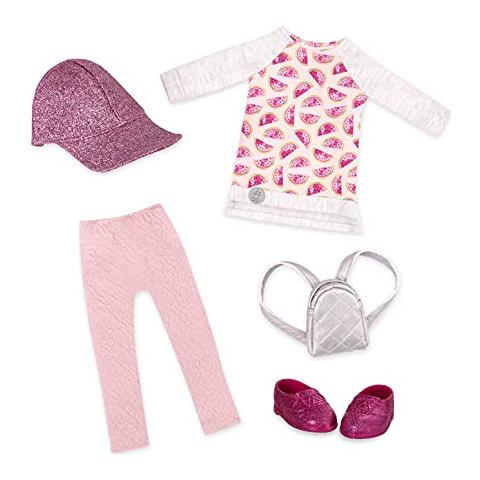 Di Battat - Completo Deluxe Con Tunica E Leggings Scintillanti Dalla Testa Ai Piedi - Vestiti E Accessori Per Bambole Da 14 Pollici - Foto 1