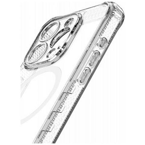 Cover Rinforzata Magsafe Supreme R Trasparente Per Iphone 15 Pro, Trasparente - Foto 1