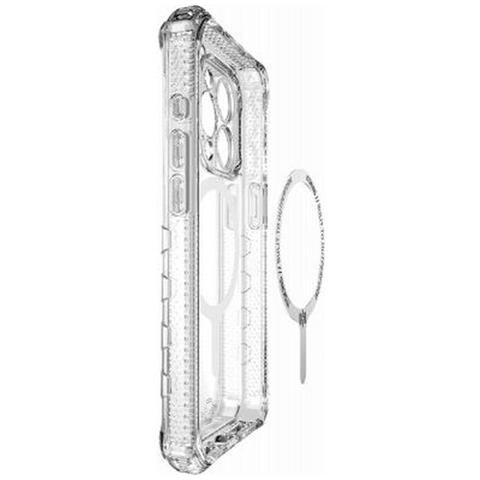 Cover Rinforzata Magsafe Supreme R Trasparente Per Iphone 15 Pro, Trasparente - Foto 4