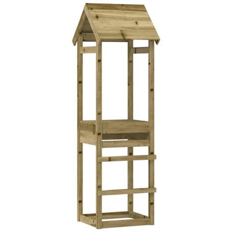 Torre Da Gioco 53x46,5x194 Cm In Legno Di Pino Impregnato - Foto 1