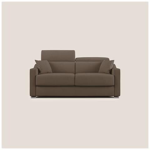 Amber Divano letto matrimoniale in tessuto smacchiabile T05 171 cm (mat. 120x197) marrone - Foto 3