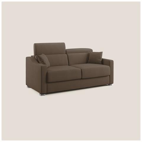 Amber Divano letto matrimoniale in tessuto smacchiabile T05 171 cm (mat. 120x197) marrone - Foto 1