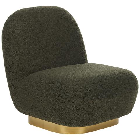 Poltrona Bouclè Verde Lovisa - Foto 8