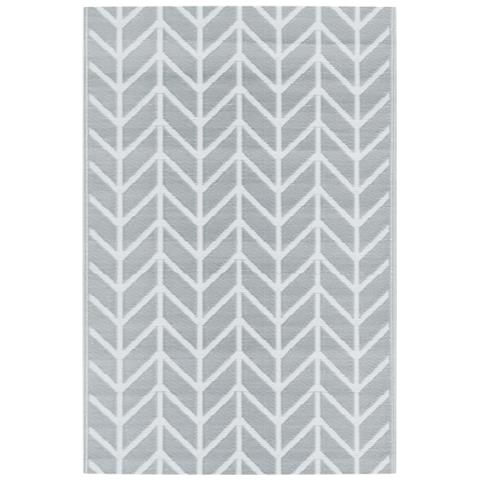 Tappeto Da Esterni Grigio 190x290 Cm In Pp - Foto 2