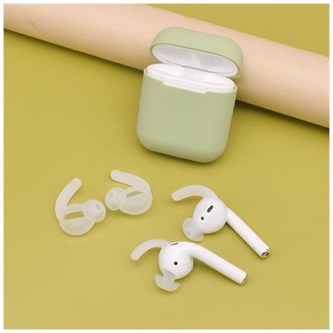 Tappi Per Le Orecchie Earhooks Per Un Migliore Fissaggio Degli Airpods /airpods 2 Transparent - Foto 1