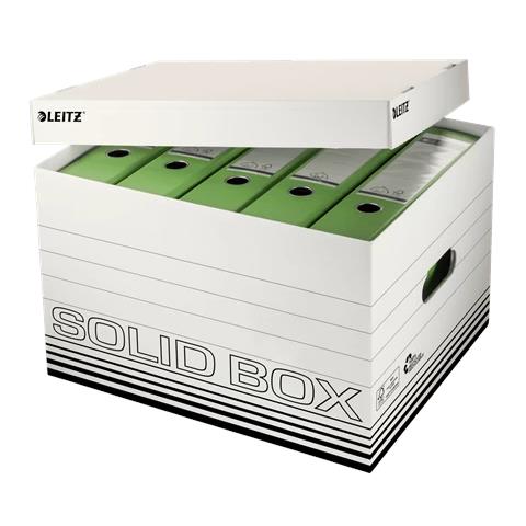 Solid scatola per la conservazione di documenti Nero, Bianco - Foto 1