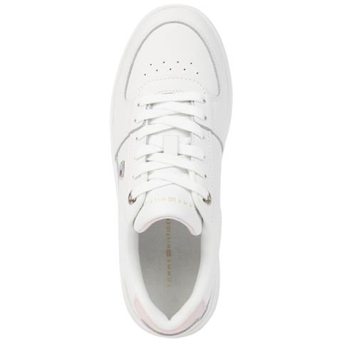Flag Basket Sneaker Sneakers Pelle Scarpe Donna Beige Eu 36, Fw0fw08081 0la - Foto 3