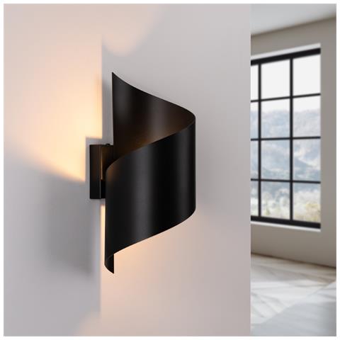 Lampada Da Parete Talassa Nero Sl. 1309 - Moderno Lampade Da Parete Nero 31x15x13 Cm - Foto 8