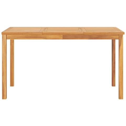 Set da Pranzo per Giardino 5 pz in Legno Massello di Teak - Foto 10