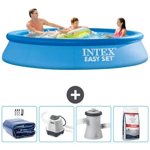 Piscina Fuori Terra - In Giro - 305x305x61 Cm - Blu - Include Accessori Coordinati Cb54 - Foto 1