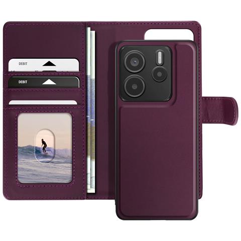 Custodia Per Xiaomi Redmi Note 14 5g Con Cover Rimovibile, Viola - Foto 1