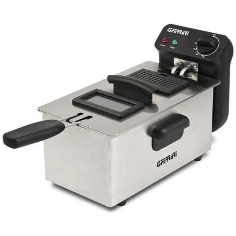 Pastella Singolo 3 L Indipendente 2000 W Friggitrice Nero, Acciaio inox - Foto 1