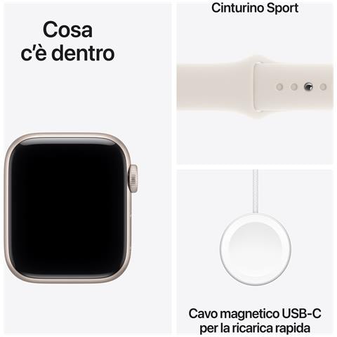 Watch SE (3nd generation) SE 3 GPS + Cellular 40mm Cassa Alluminio Galassia con Sport Band Galassia - M /L - Foto 2