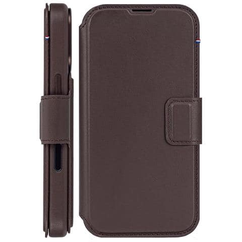 Custodia Portafoglio Per Iphone 17 Pro Magsafe Con Cover Staccabile, Marrone Scuro - Foto 2