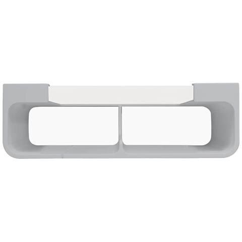 Organizzatore Da Cucina Cupboardstore Per Pellicola Alluminio E Sacchetti Installazione Adesiva Compatto E Pratico Colore Grigio - Foto 1