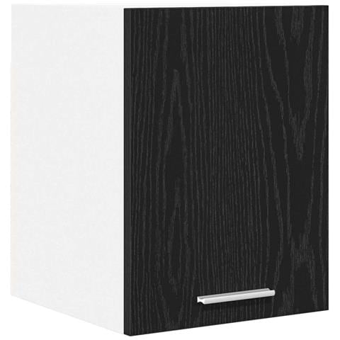 Armadio pensile Riga Rovere Nero e Bianco 30 x 31 x 40 cm - Foto 1